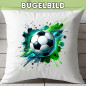 Preview: Bügelbild Fussball grün